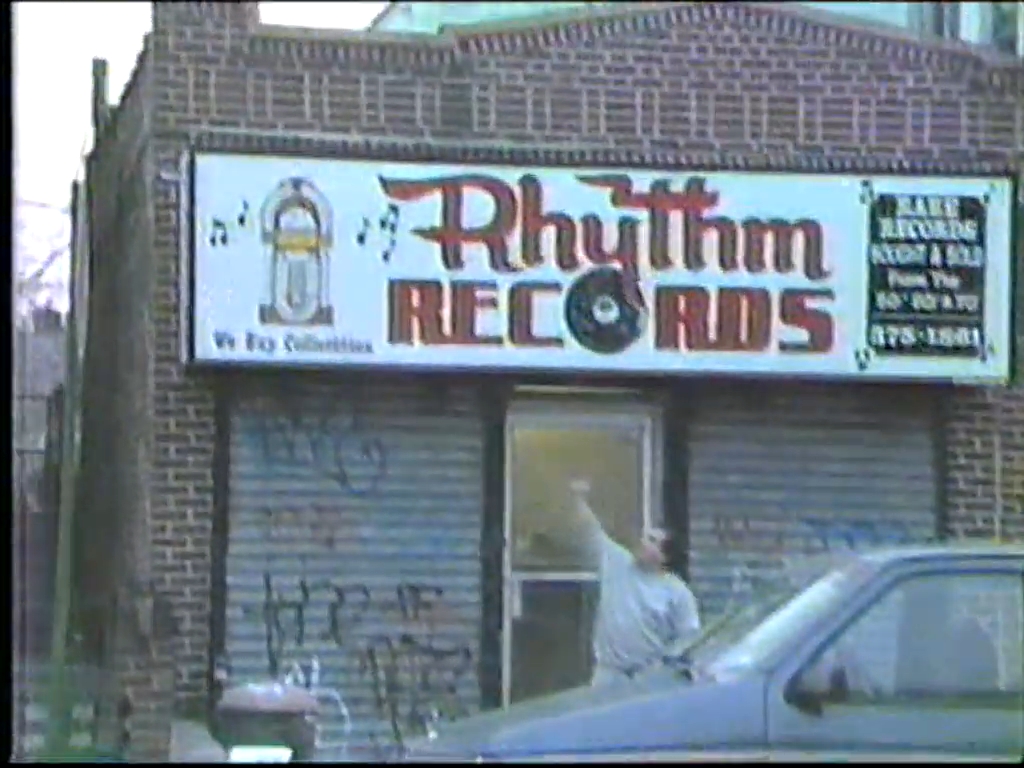 Historic photo of Rhythm Records in Brooklyn, New York